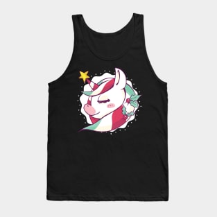 Unicorn Christmas gift idea Tank Top